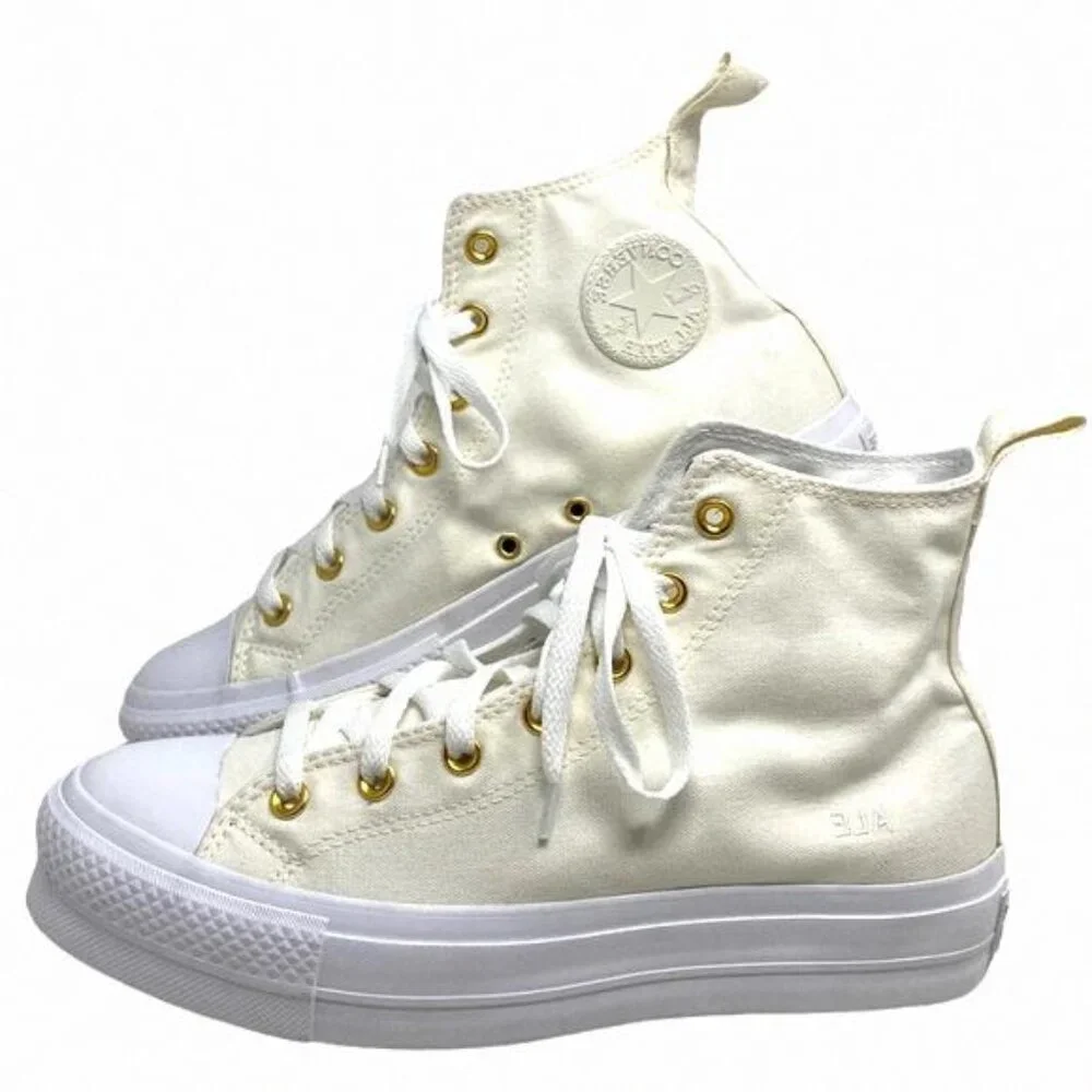 Converse Ctas Lift Casual Sneaker Platform White 172580C-WWWWG Custom Women High